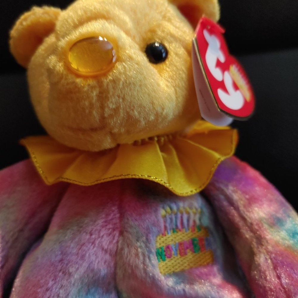 Ty Birthday Beanies Collection November/Topaz MINT - Picture 4 of 9